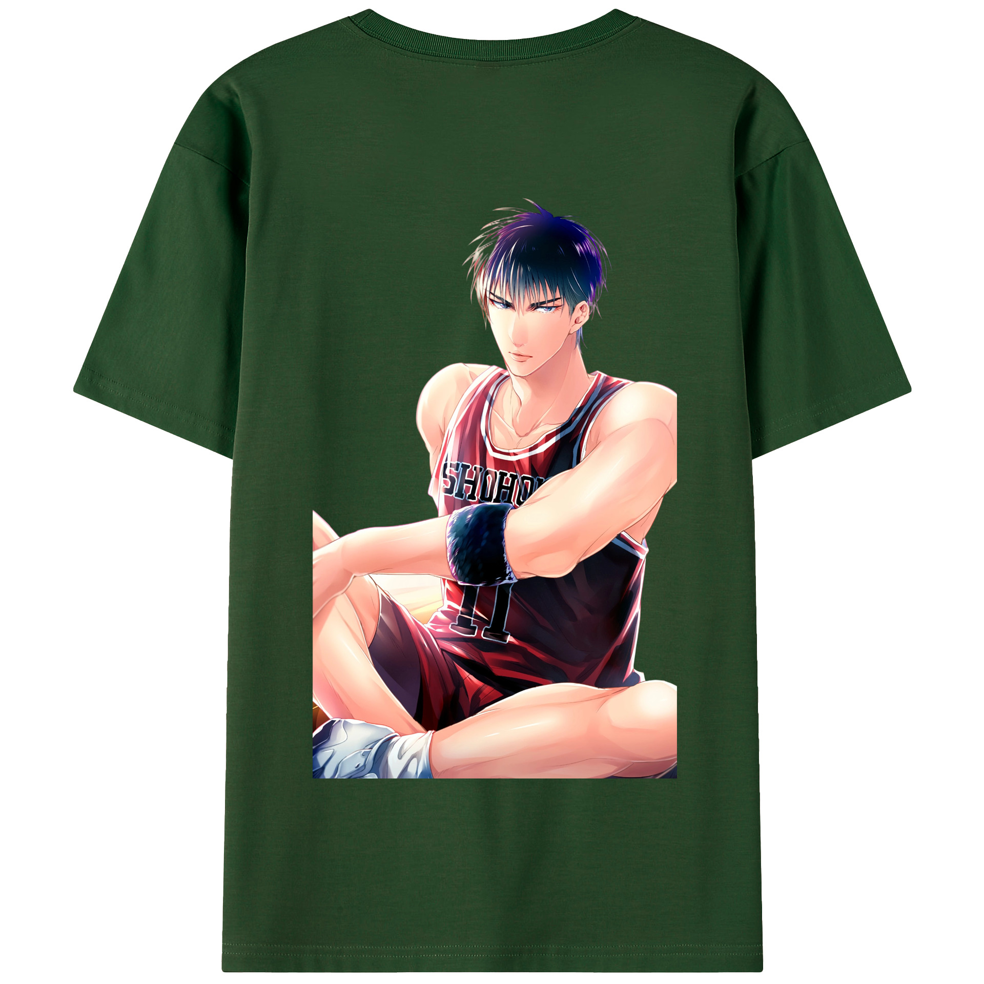 SLAM DUNK／スラムダンク 綿100％半袖Tシャツ（背面プリント）
